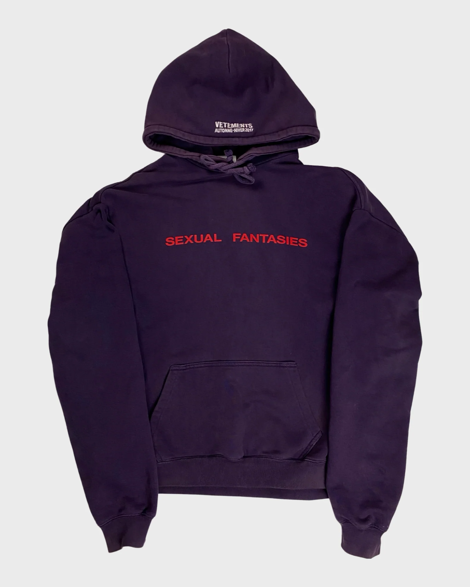 Vetements Sexual Fantasies Hoodie 