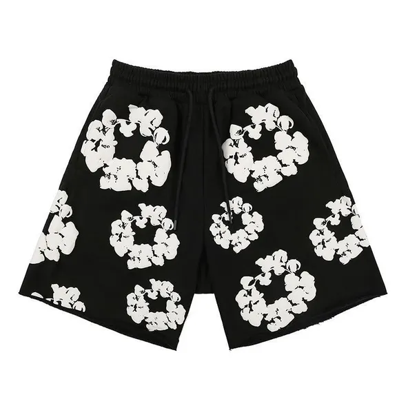 black shorts